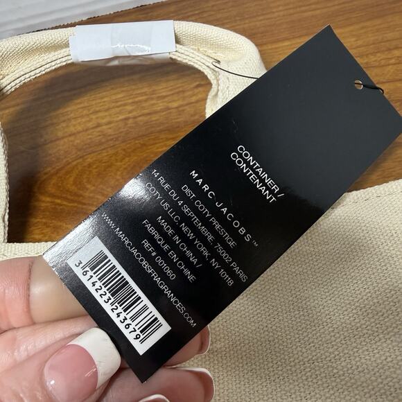 Marc Jacobs Daisy Canvas Lined Bag Handbag Small Ivory Floral Flower Clutch - Picture 2 of 5